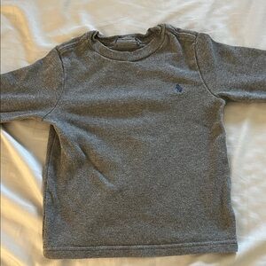 Gray Kids Long Sleeve Shirt